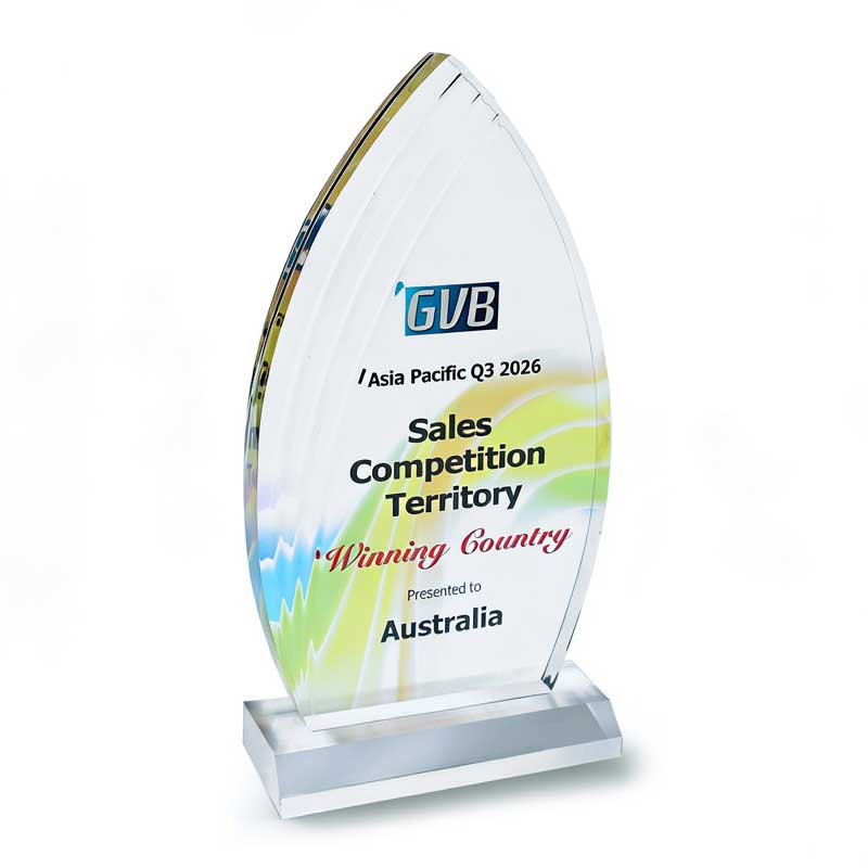 Shiny Glow Acrylic Trophy