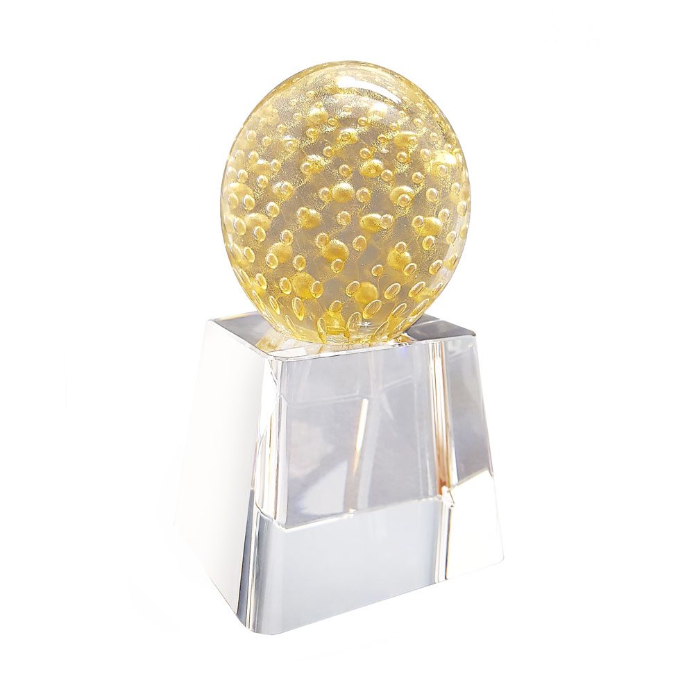 AmberyBall on Flat Crystal Base